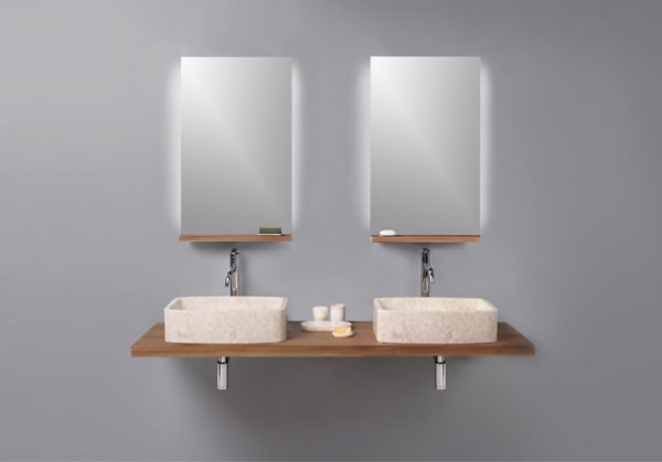Mirror & Vanity Counter Set