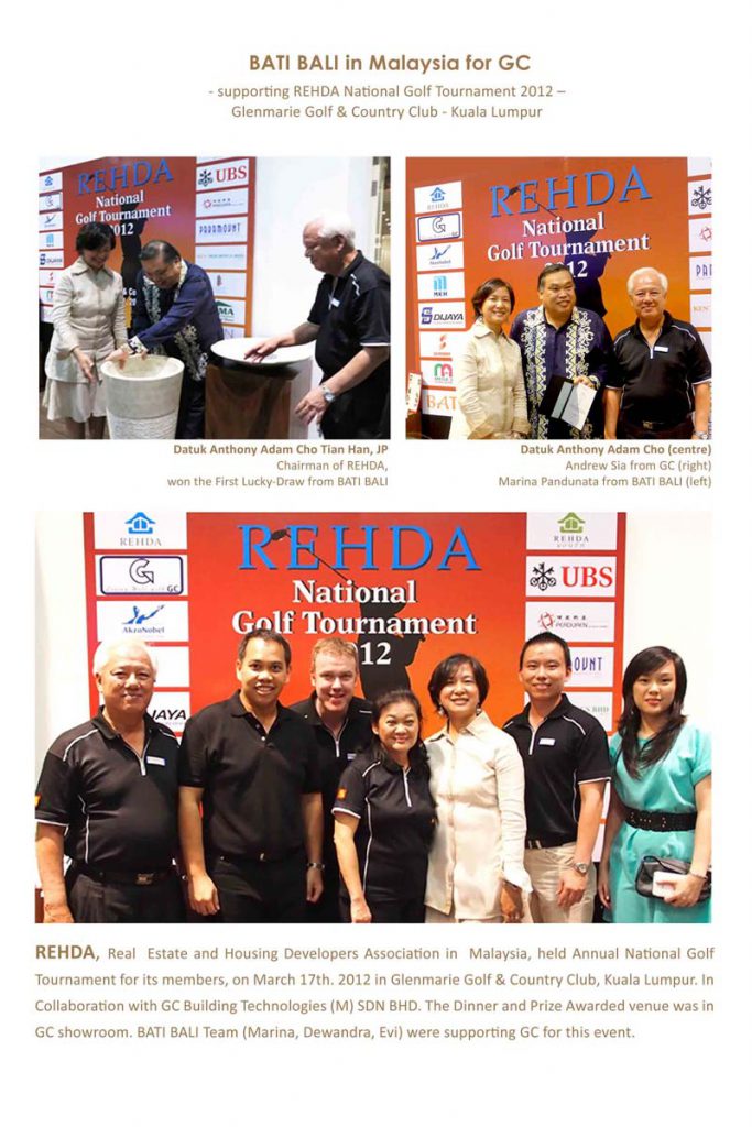 Bati Bali Supported Rehda National Golf Tournament 2012